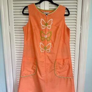 Vintage 1960s smock dress